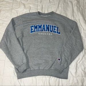 emmanuel college crewneck